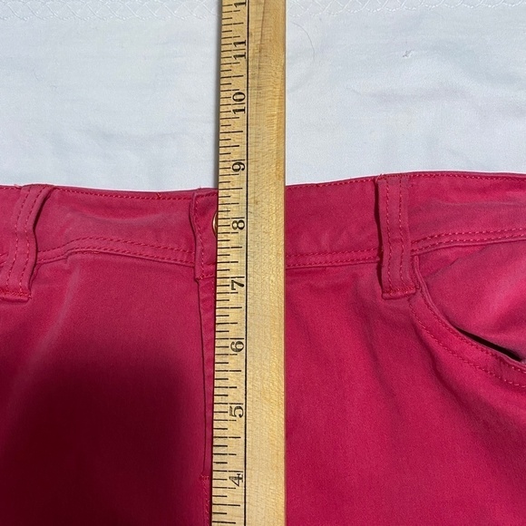 Kensie Jeans Ankle Biter Women's Hot Pink Denim Size 29 - Picture 7 of 9
